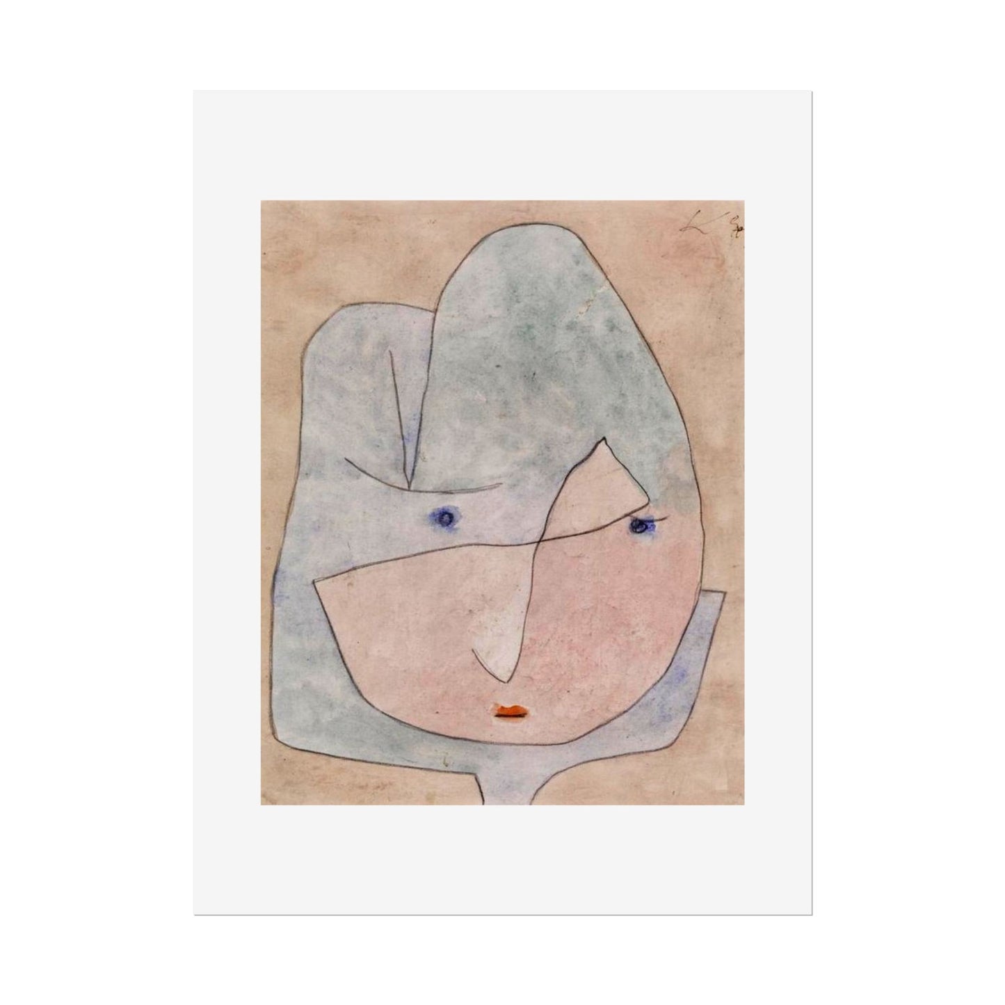 This Bloom is About to Wither by Paul Klee Wall Art Print