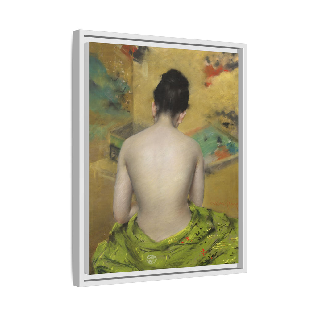 Study of Flesh Color and Gold by William Merritt Chase Framed Matte Canvas Art