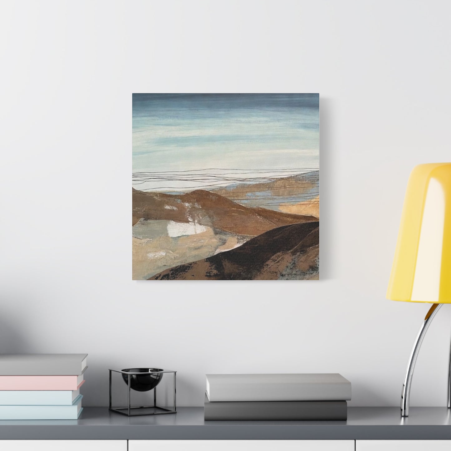 Abstract Landscape Matte Canvas Wall Art — Stretched 1.25"