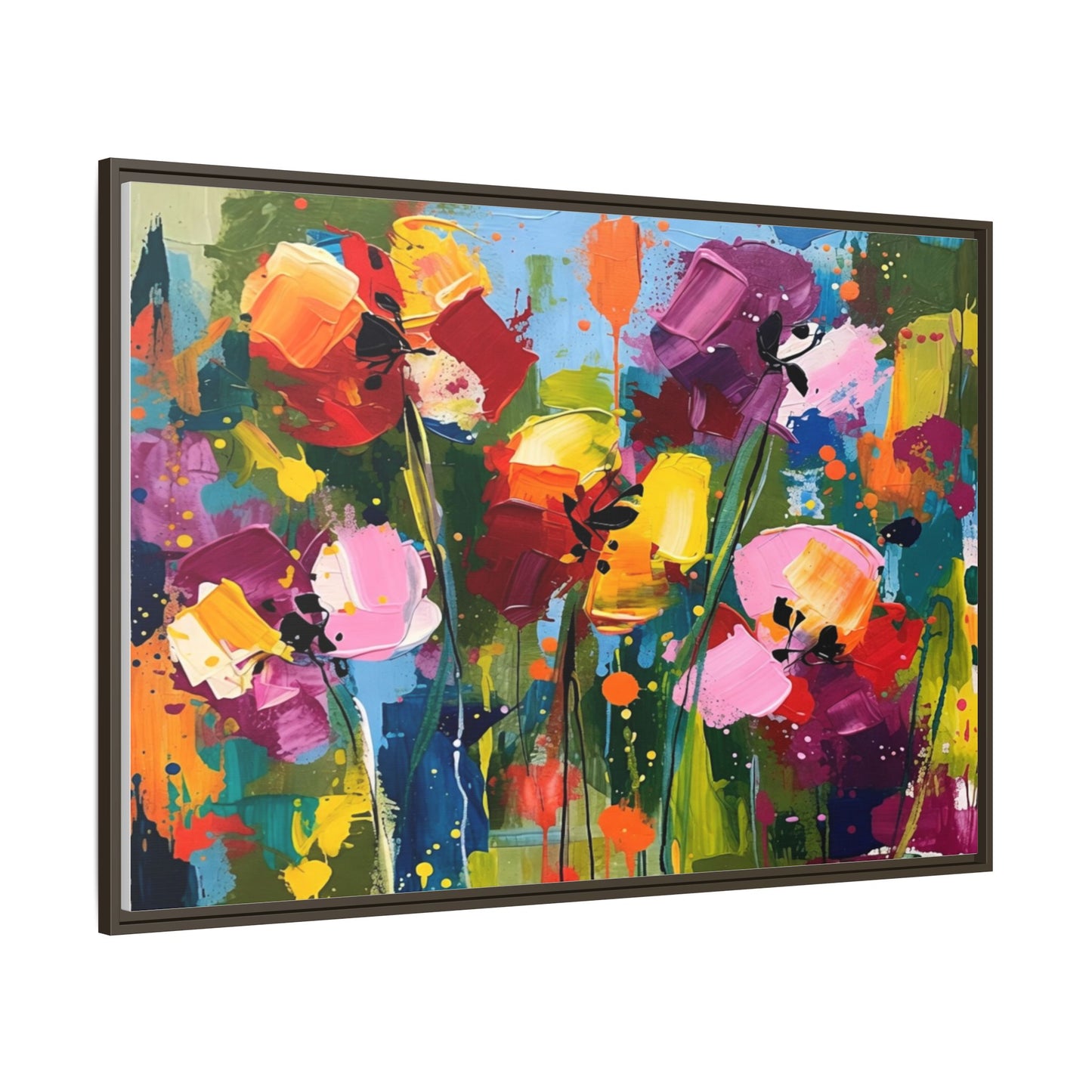 Matte Canvas, Framed (Multi-color)