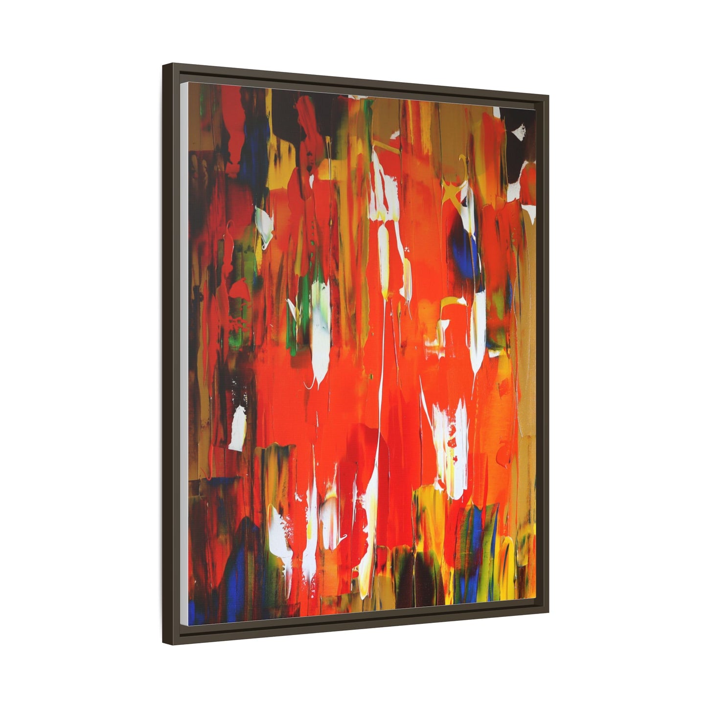 Burn baby burn by Norman Barrett Framed Matte Canvas Wall Art