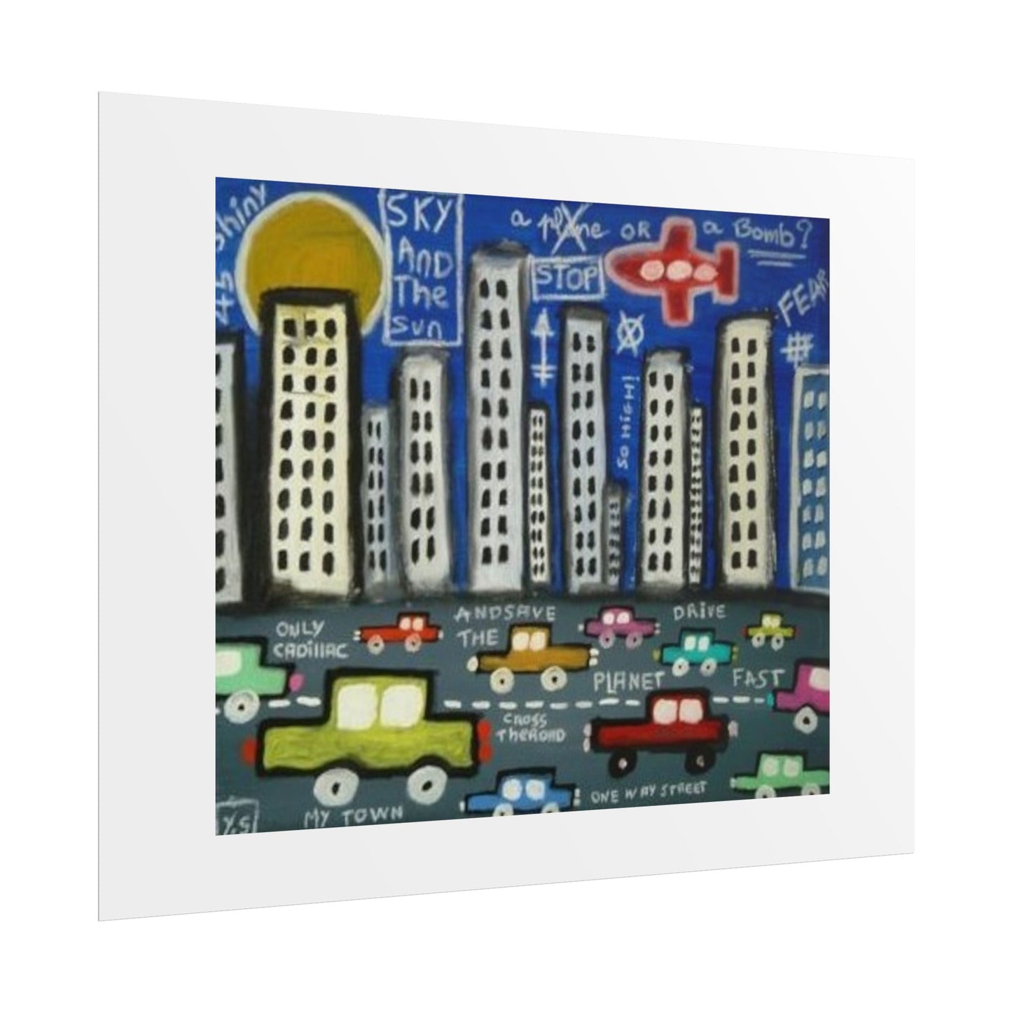 Only Cadillac 2 by Yann Sciberras Wall Art Print