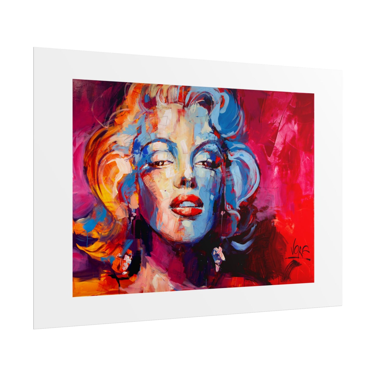 Marilyn Monroe attributed to Voke Wall Pop Art Poster