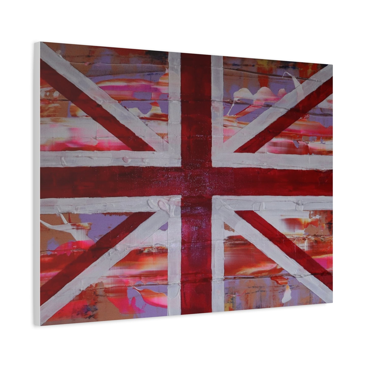 Union Jack is back! by Norman Barrett Matte Canvas Wall Art