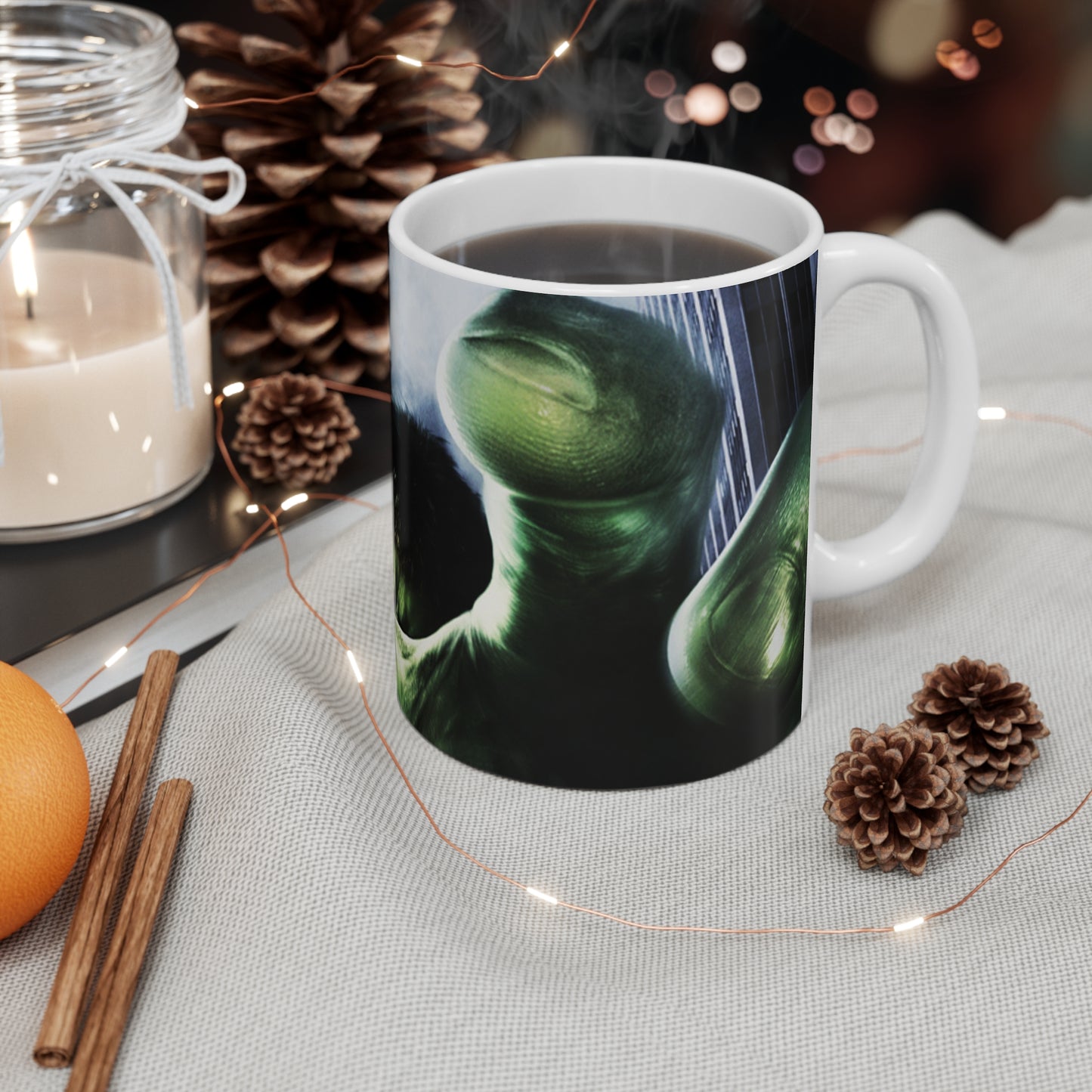 Hulk Smash Mug — Green Superhero Action Coffee Cup