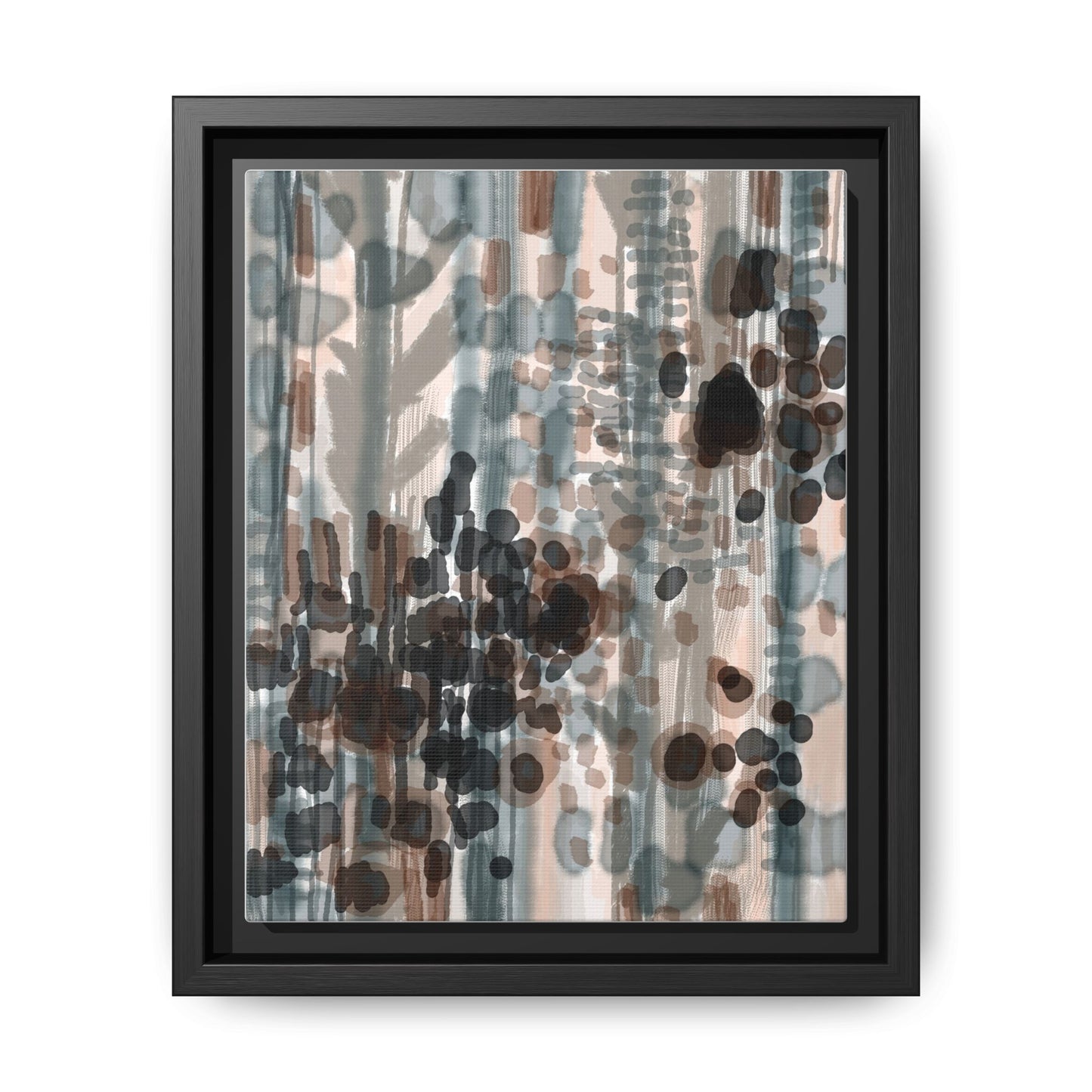 Vleken by an unknown artist Framed Canvas Art