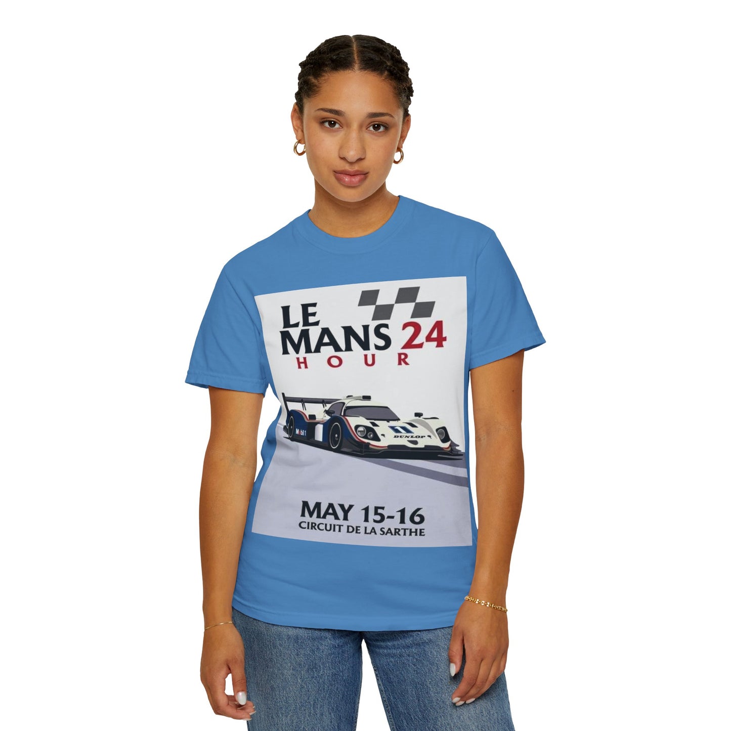 Le Mans 24 Hour Racing Poster T-Shirt — May 15-16 Circuit de la Sarthe
