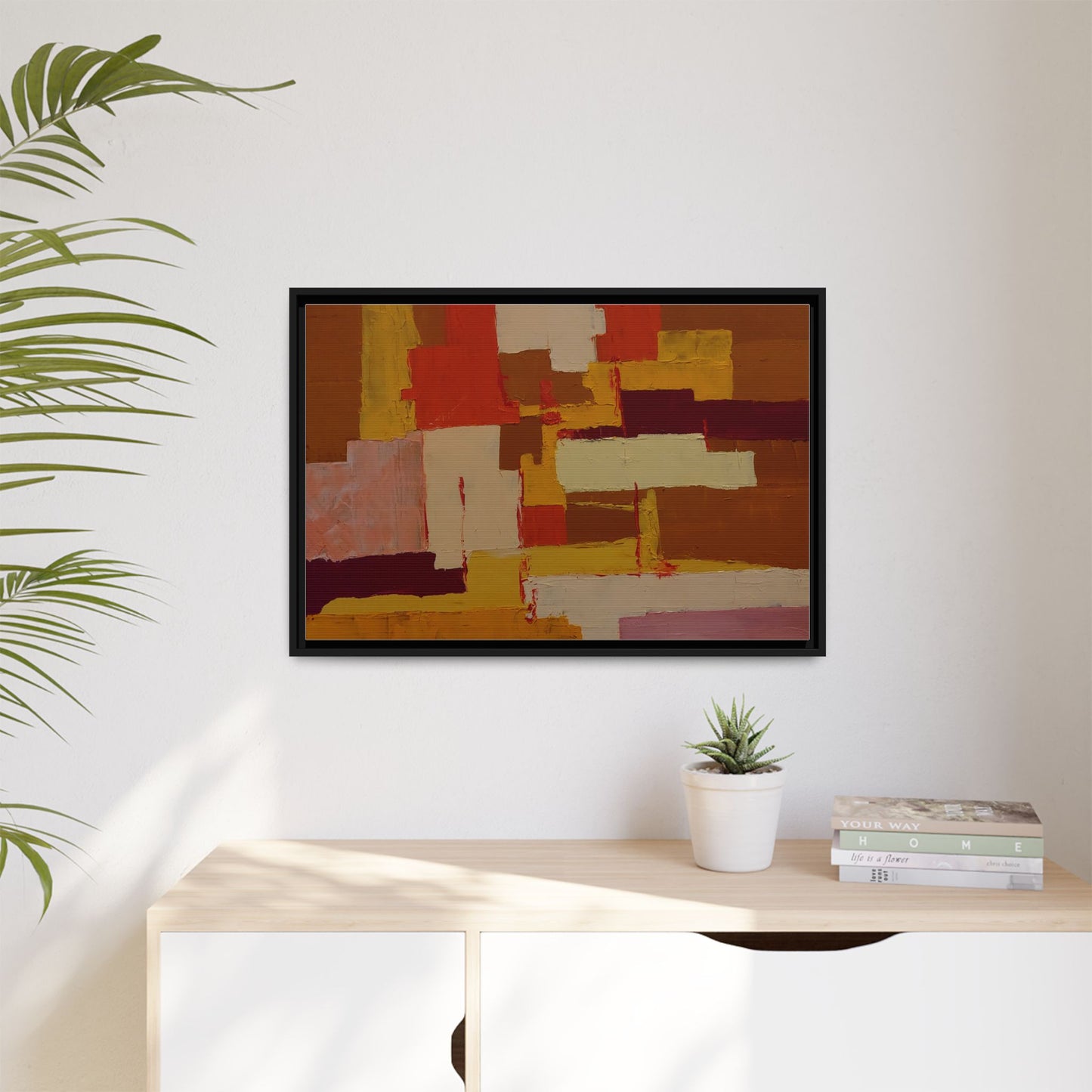 Tableau Confusion by Nicolae Calancea Framed Canvas Wall Art Print