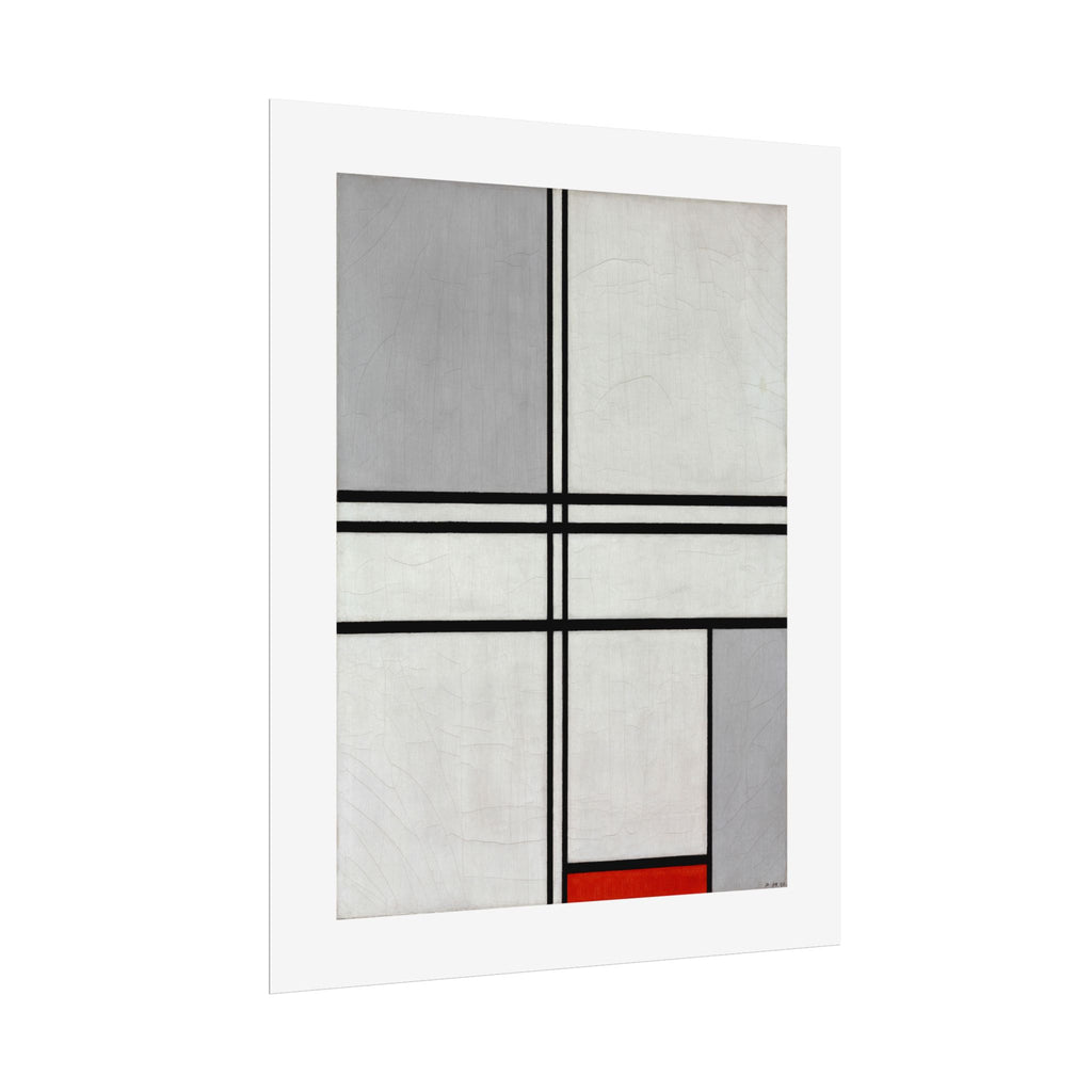 Composition (No. 1) by Piet Mondrian Abstract  Wall Art Print