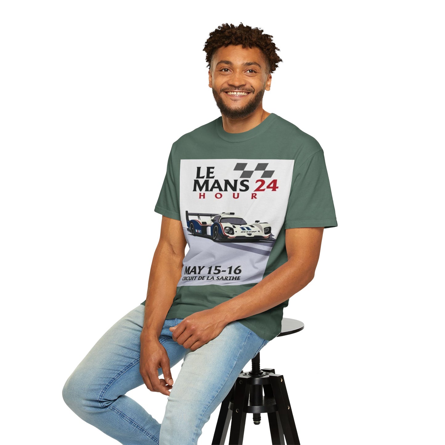 Le Mans 24 Hour Racing Poster T-Shirt — May 15-16 Circuit de la Sarthe