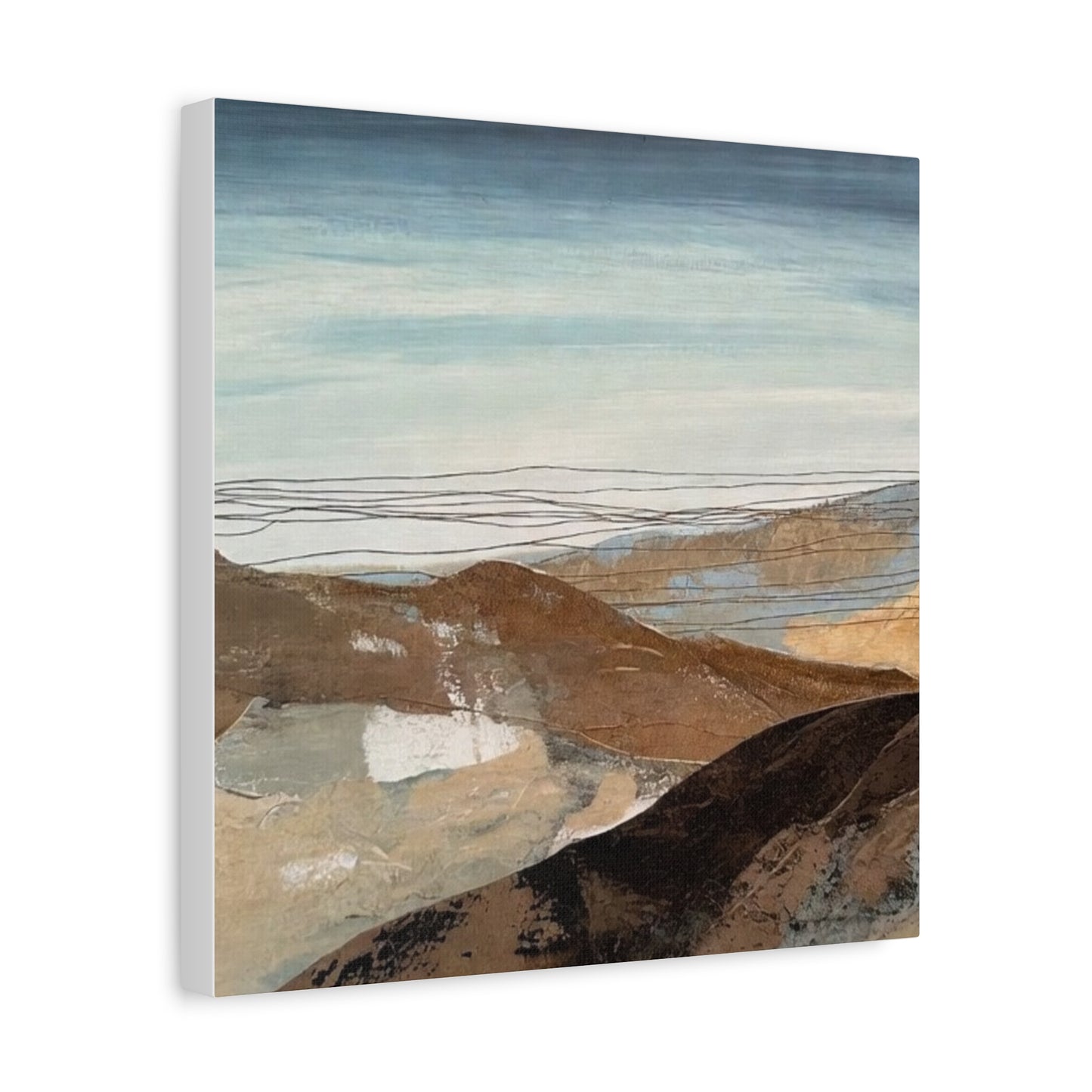 Abstract Landscape Matte Canvas Wall Art — Stretched 1.25"