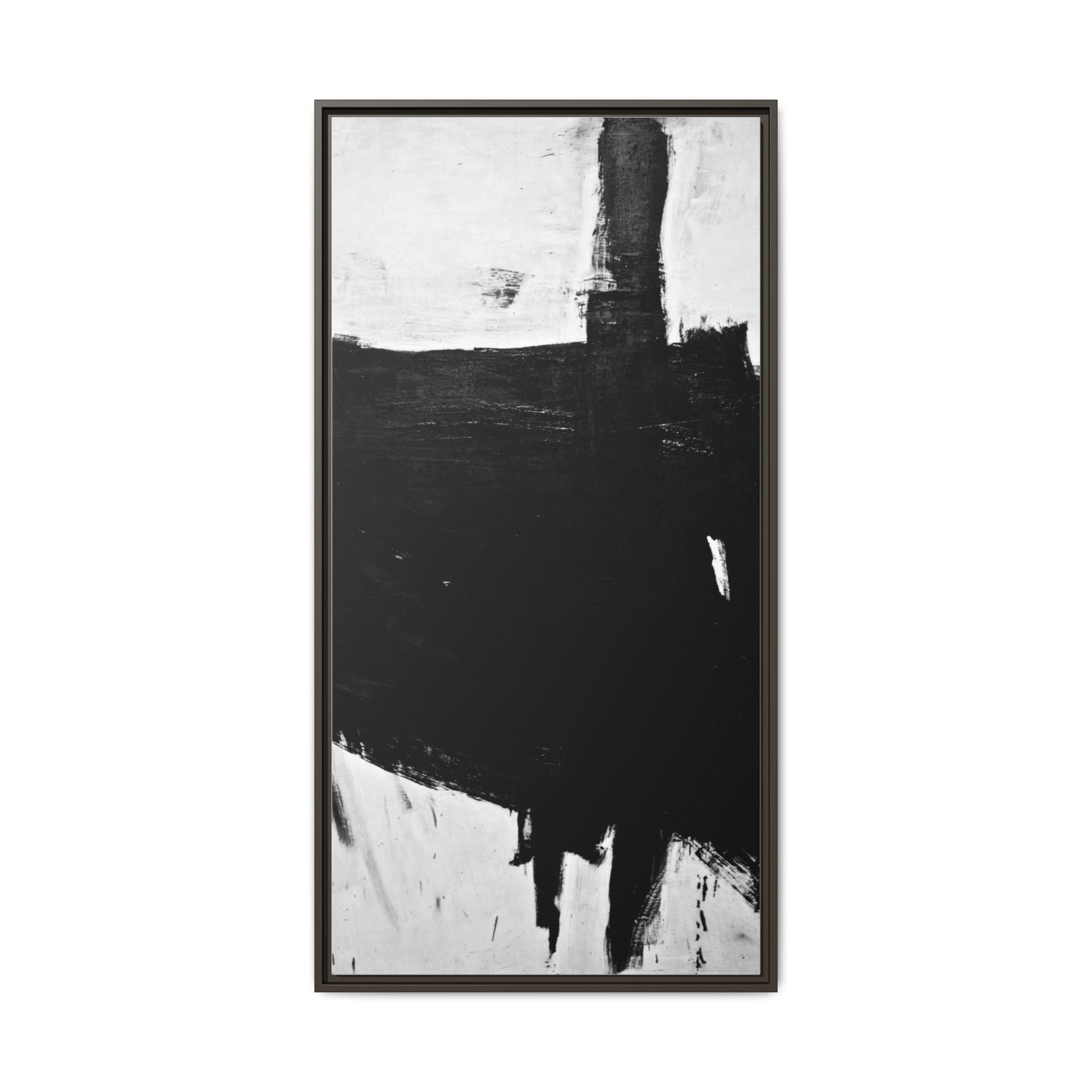 Sabra by Franz Kline Abstract Matte Canvas Framed Wall Art Print