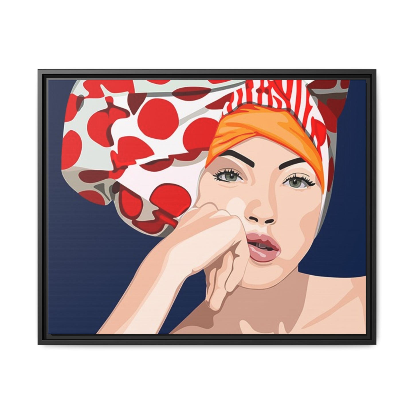 Vivid 20 by Orit Fuchs Pop Art Matte Canvas Framed Wall Art Print