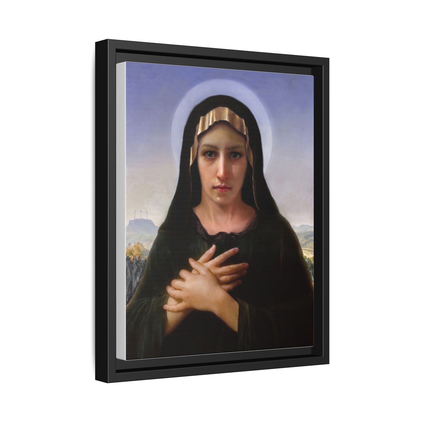 Virgo Solitudinis by William Adolphe Bouguereau Framed Matte Canvas Print
