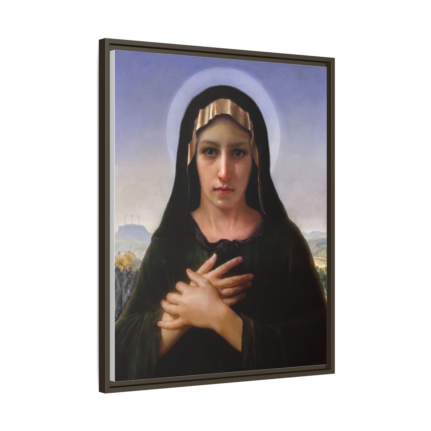 Virgo Solitudinis by William Adolphe Bouguereau Framed Matte Canvas Print