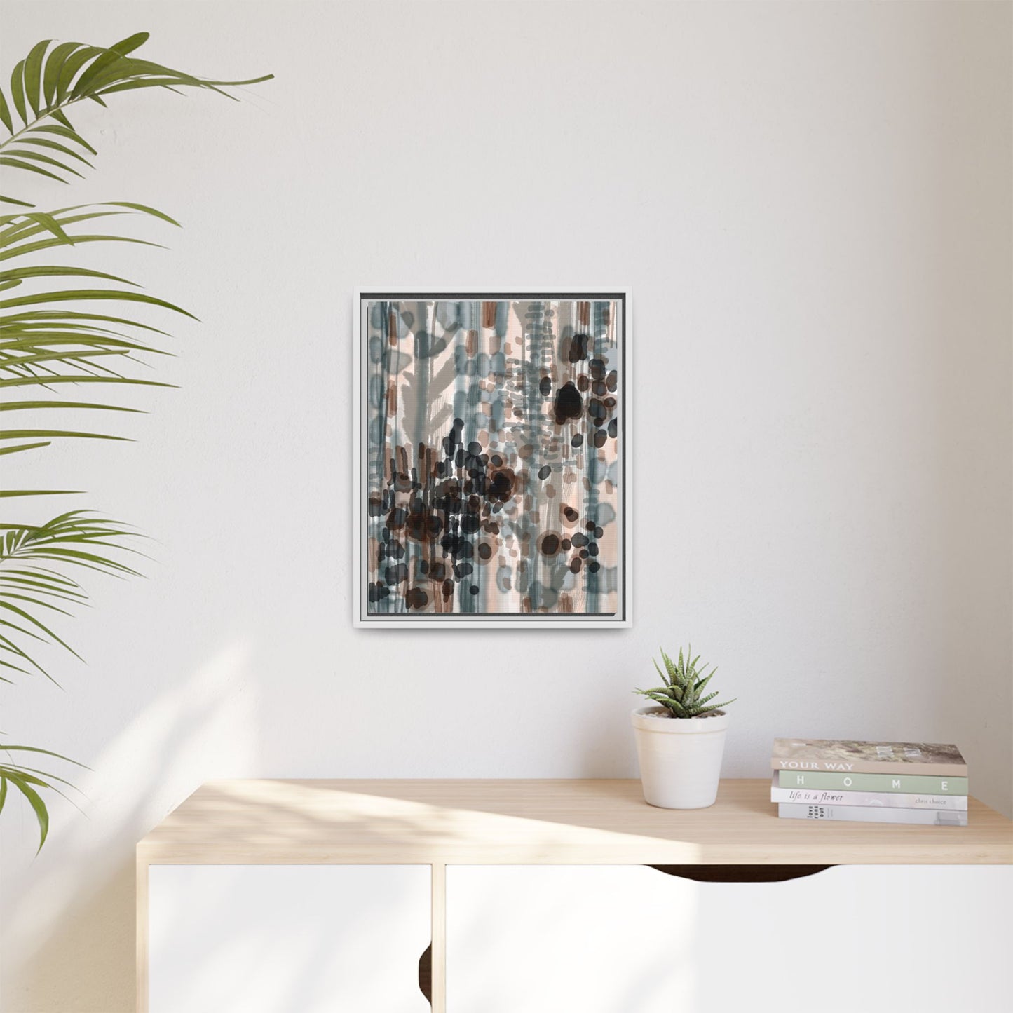 Vleken by an unknown artist Framed Canvas Art