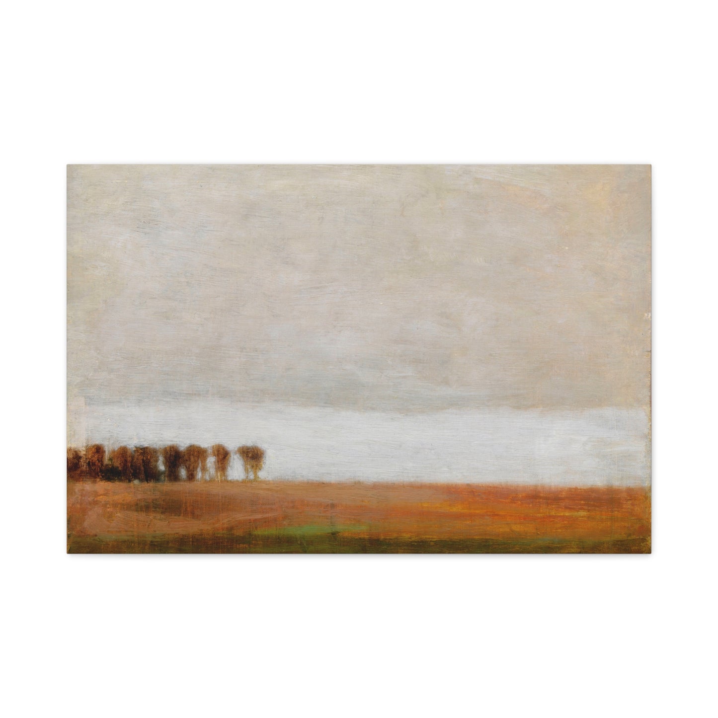 View of Jaegersborg Allé, North of Copenhagen by Vilhelm Hammershøi Canvas Wall Art Print