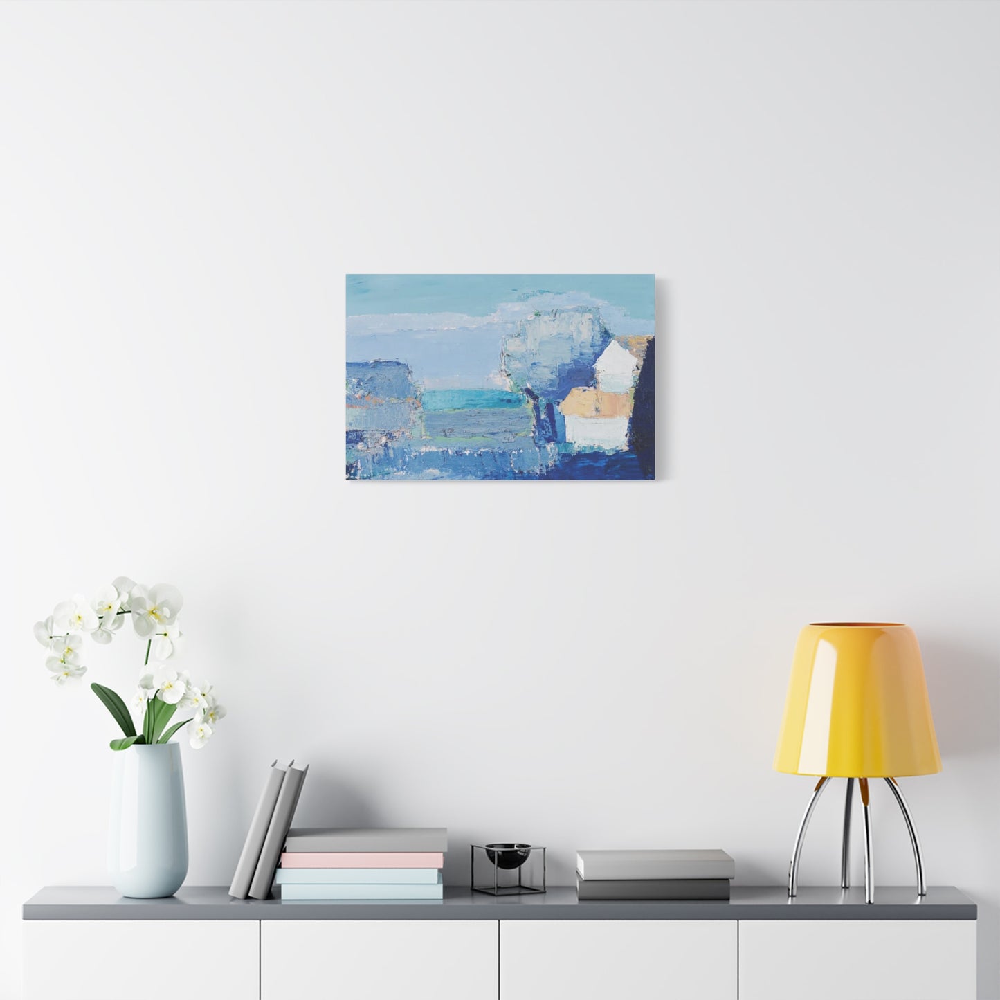Paysage de Provence by Nicolas de Staël Matte Stretched Wall Art Print