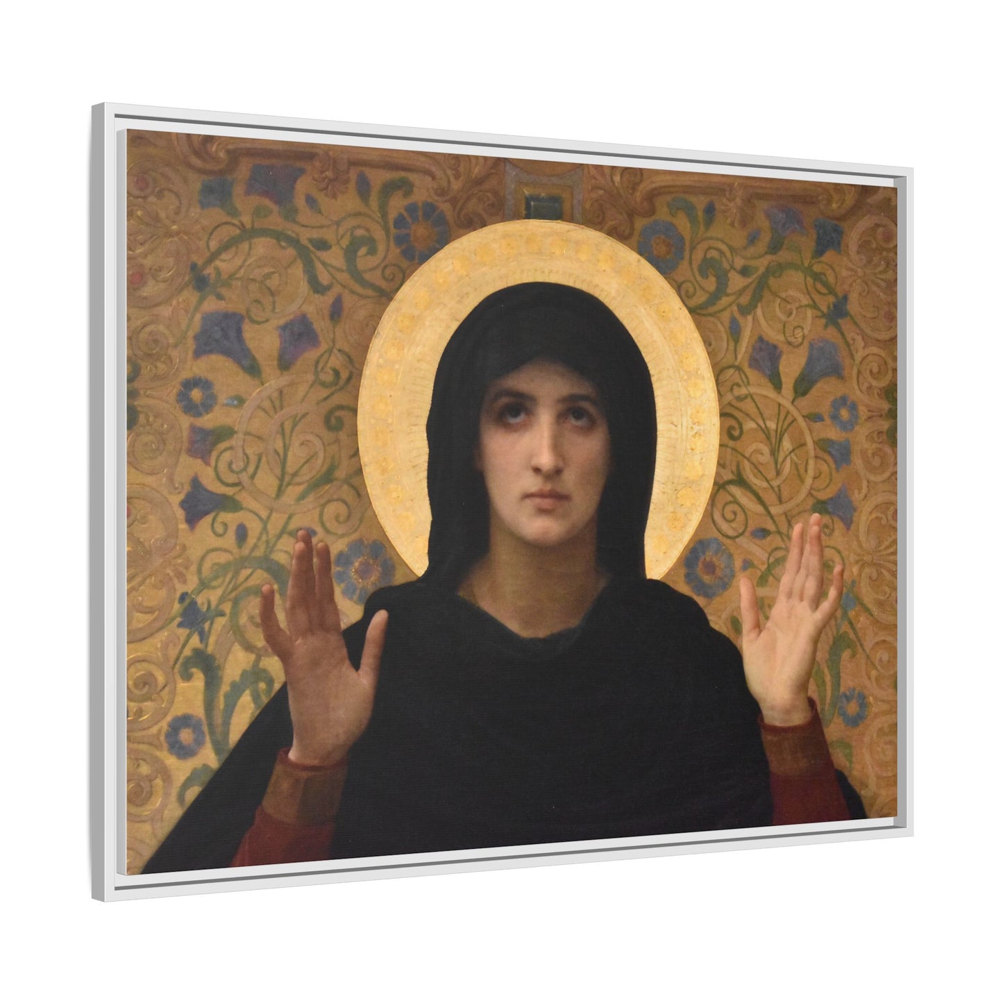 La Vierge consolatrice by William Adolphe Bouguereau Framed Matte Canvas Wall Art