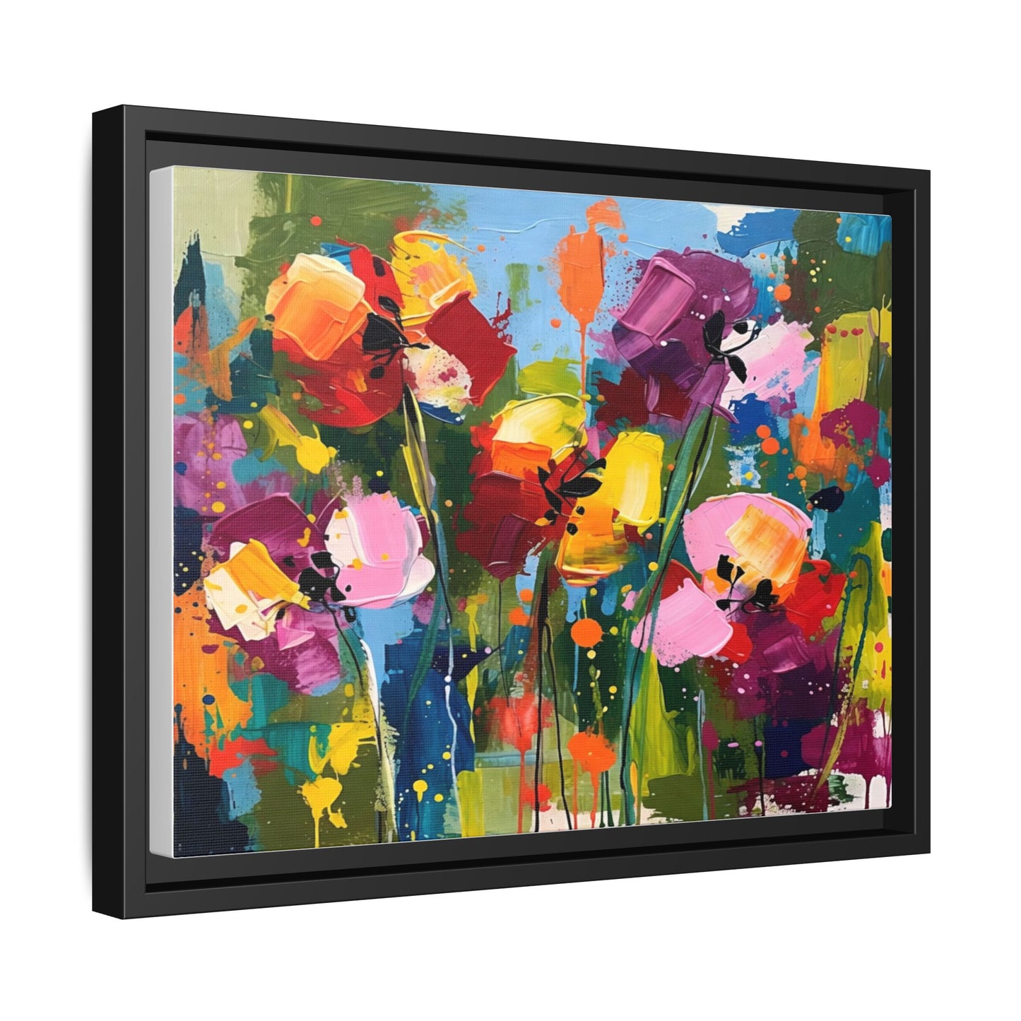 Matte Canvas, Framed (Multi-color)