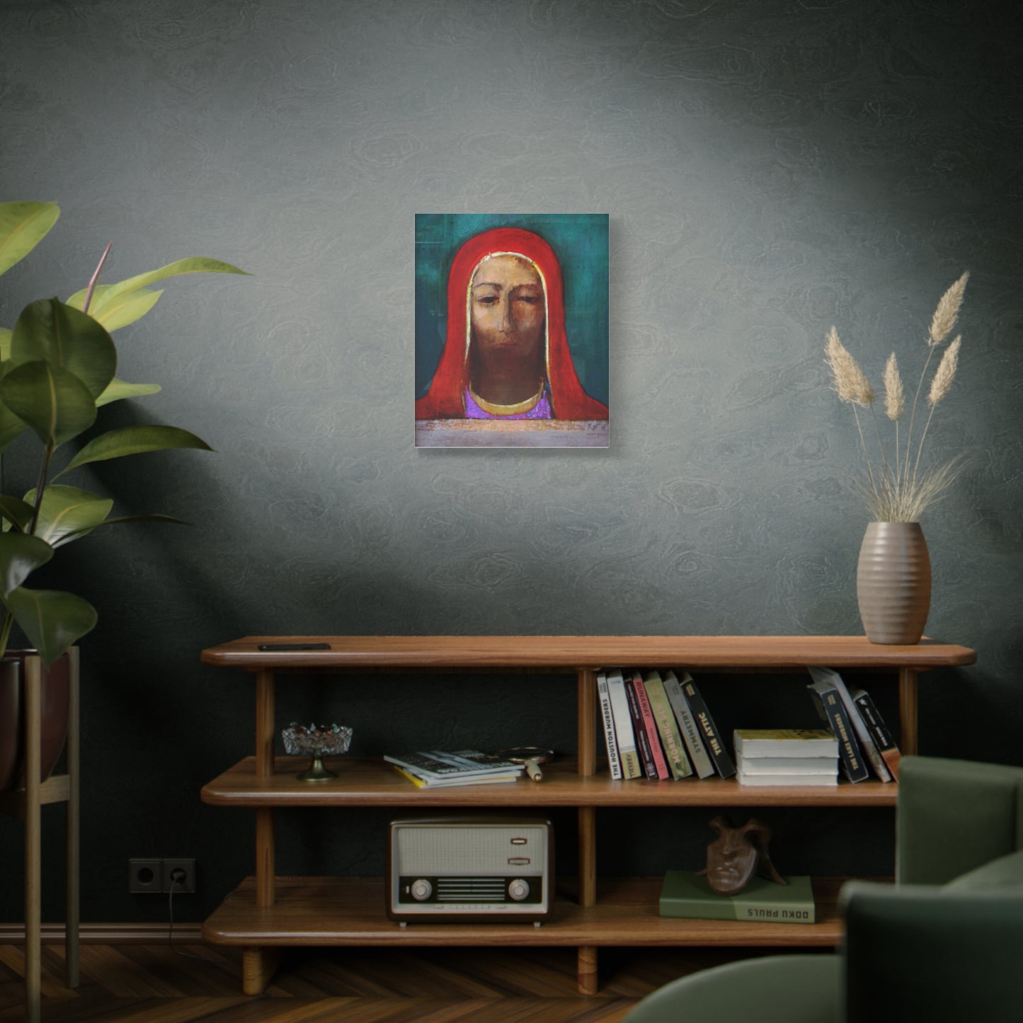 Le Silence by Odilon Redon Matte Canvas Wall Art Print