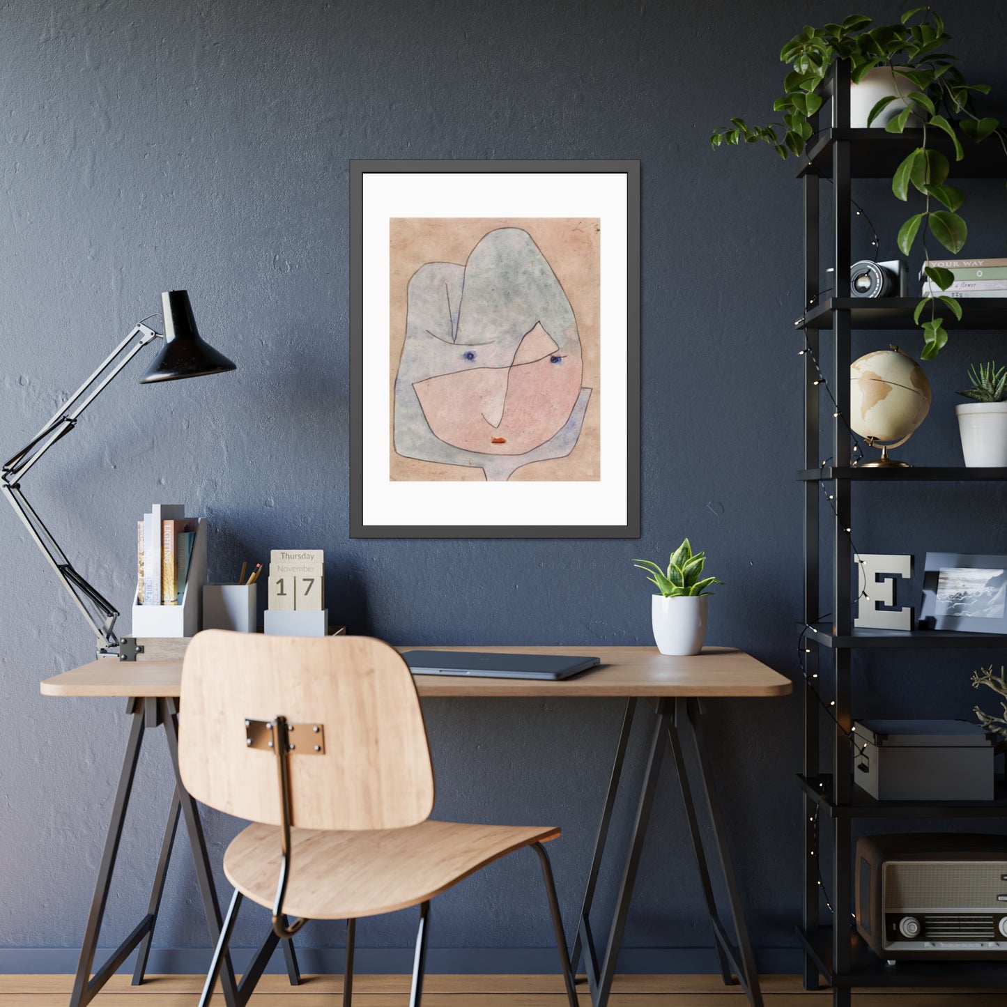 This Bloom is About to Wither by Paul Klee Framed Wall Art Poster