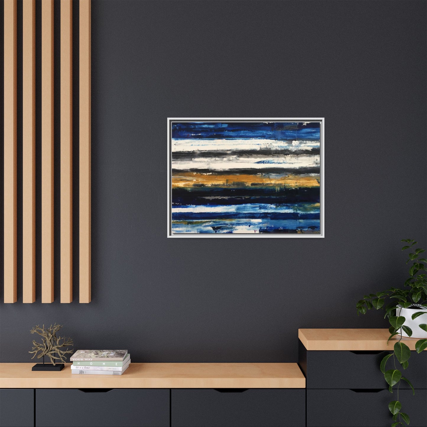 Tiny Buddha by Todd Williamson Framed Matte Canvas Abstract  Wall Art