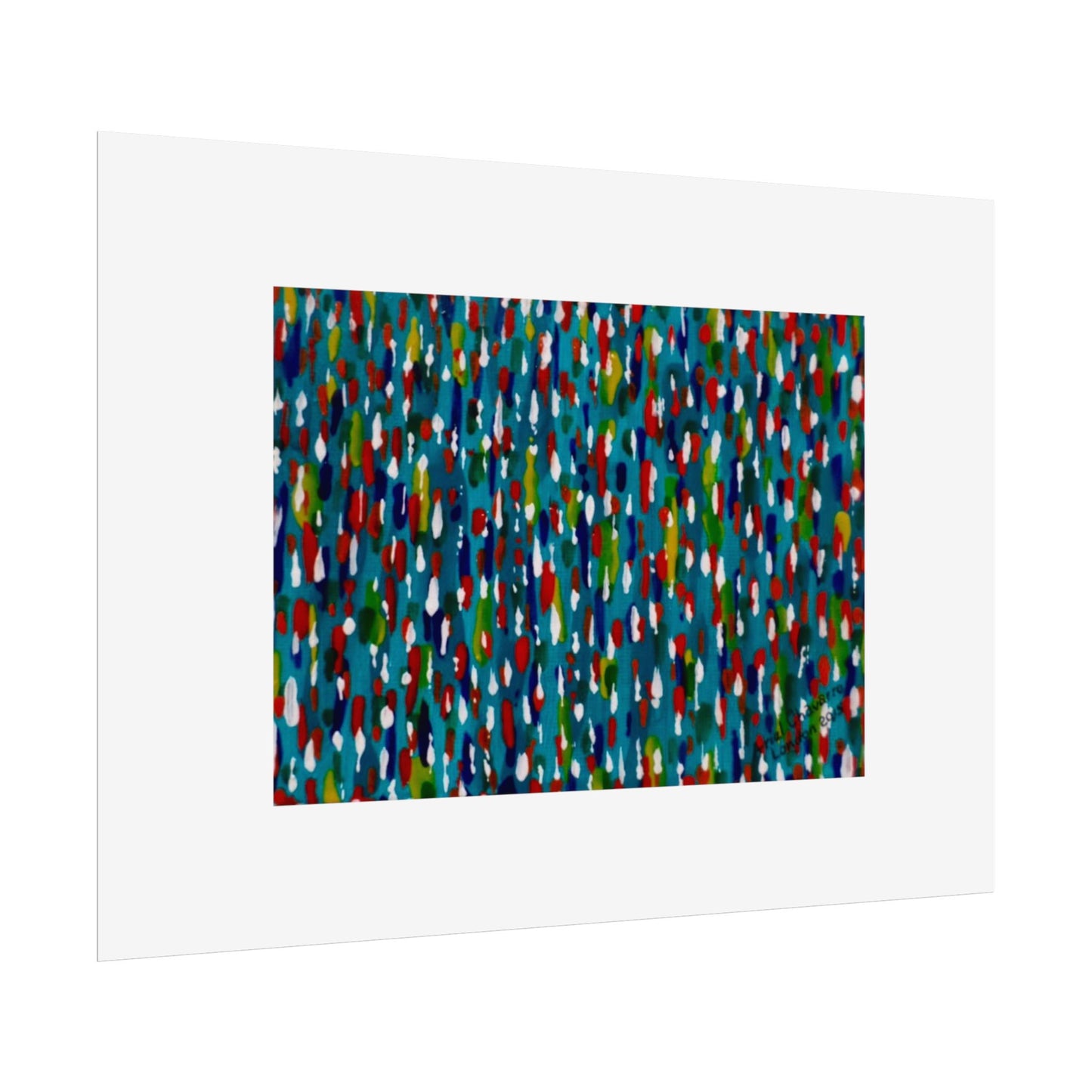 Colours Of The Soul Reflecting On Water by Ariel Chavarro Avila Wall Art Print