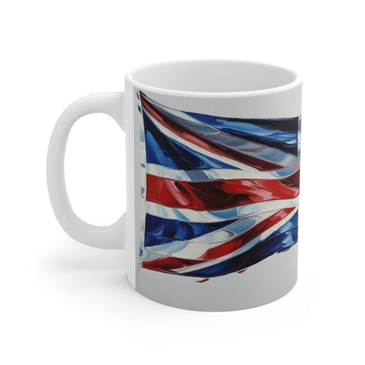 Union Jack Flag Mug — British Pride Tea Coffee Cup