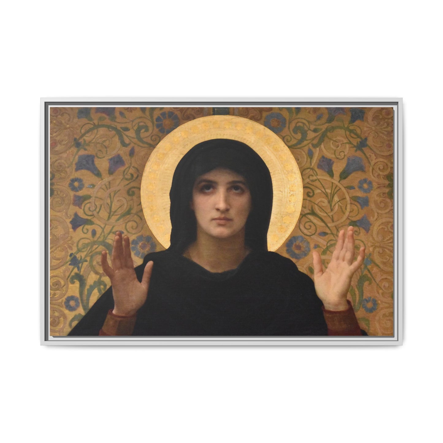 La Vierge consolatrice by William Adolphe Bouguereau Framed Matte Canvas Wall Art