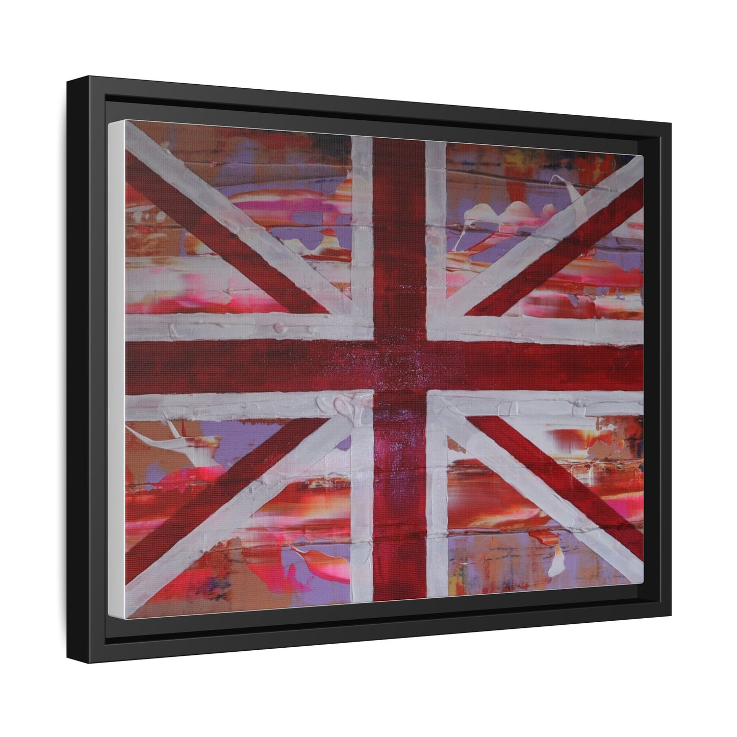 Union Jack is back! by Norman Barrett Framed Matte Canvas Print Wall Art