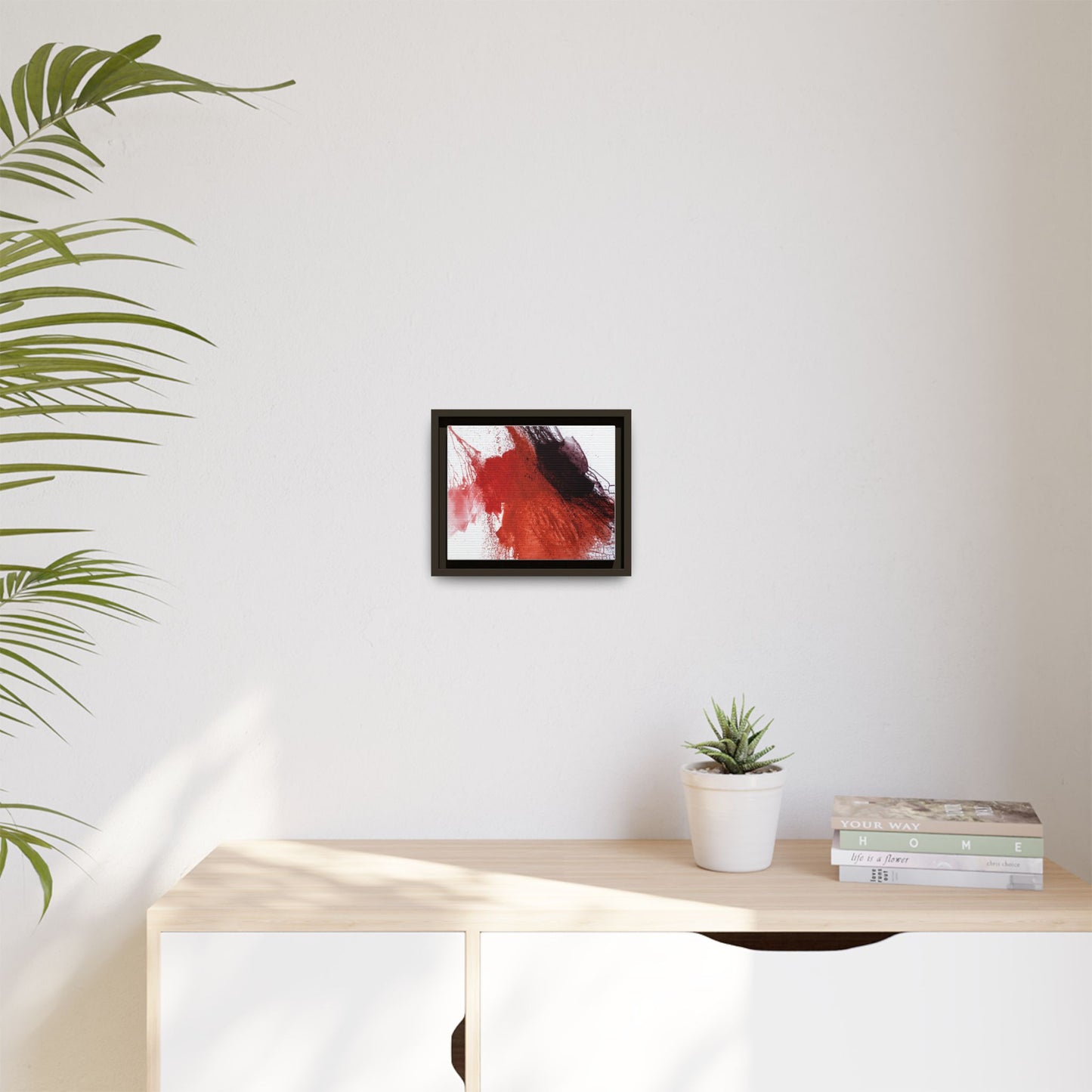 Flame by Natalija Miladinovic Matte Canvas Framed Wall Art