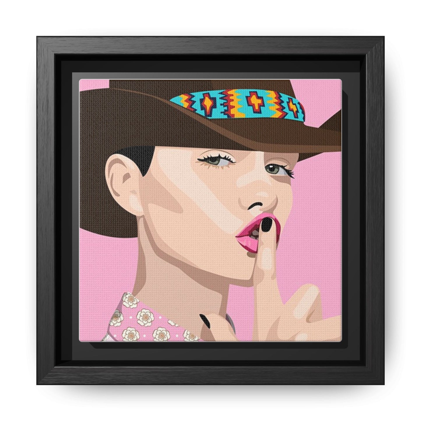 Vivid 63 by Orit Fuchs Matte Framed Canvas Wall Art