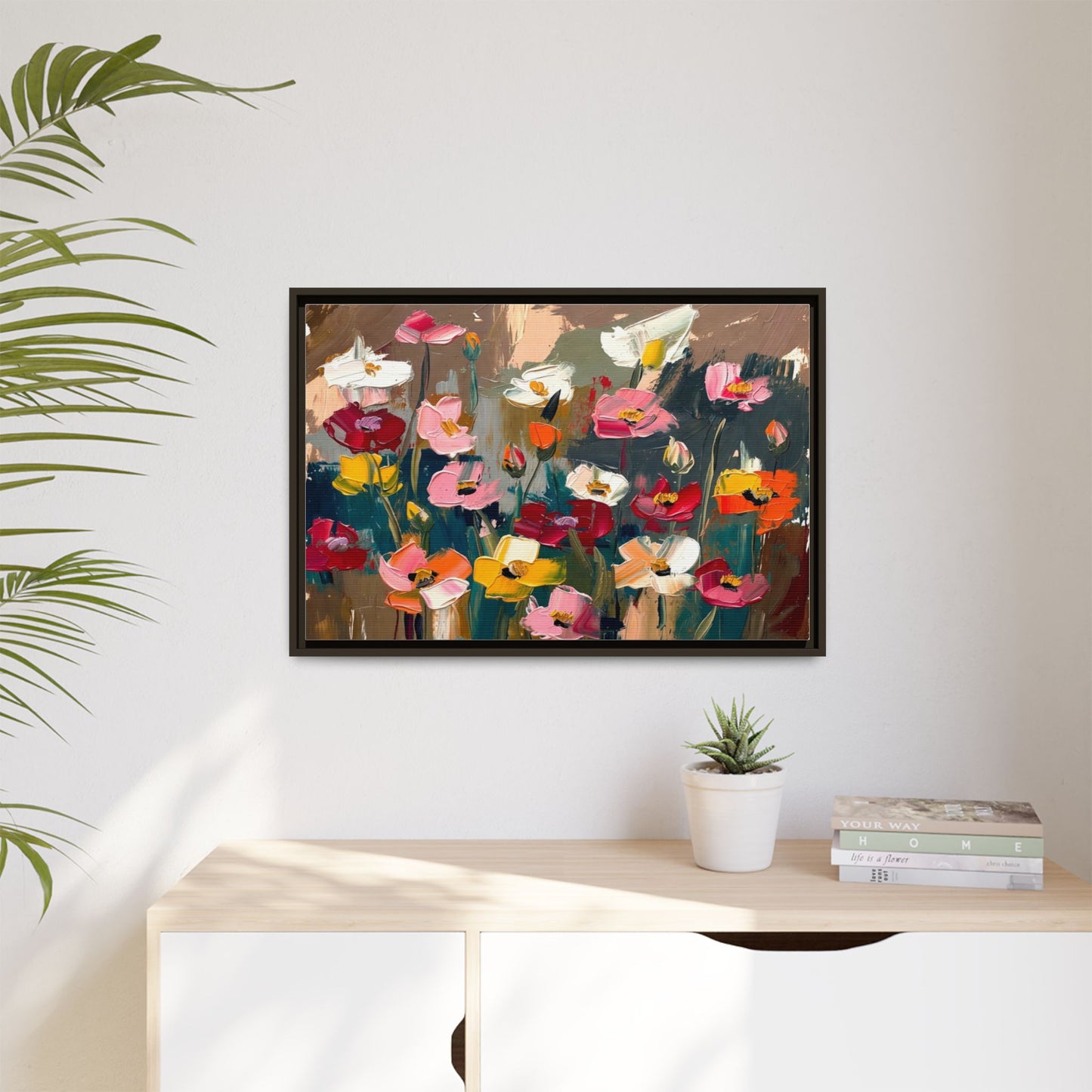 Matte Canvas, Framed (Multi-color)
