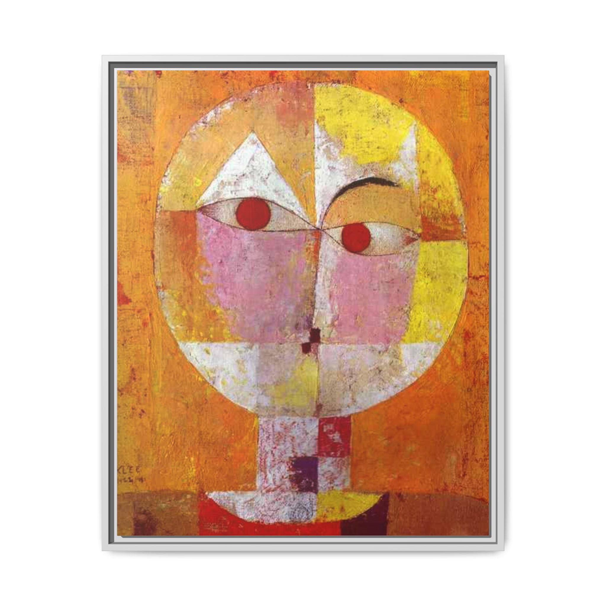 Senecio II by Paul Klee Canvas Framed Wall Art Print