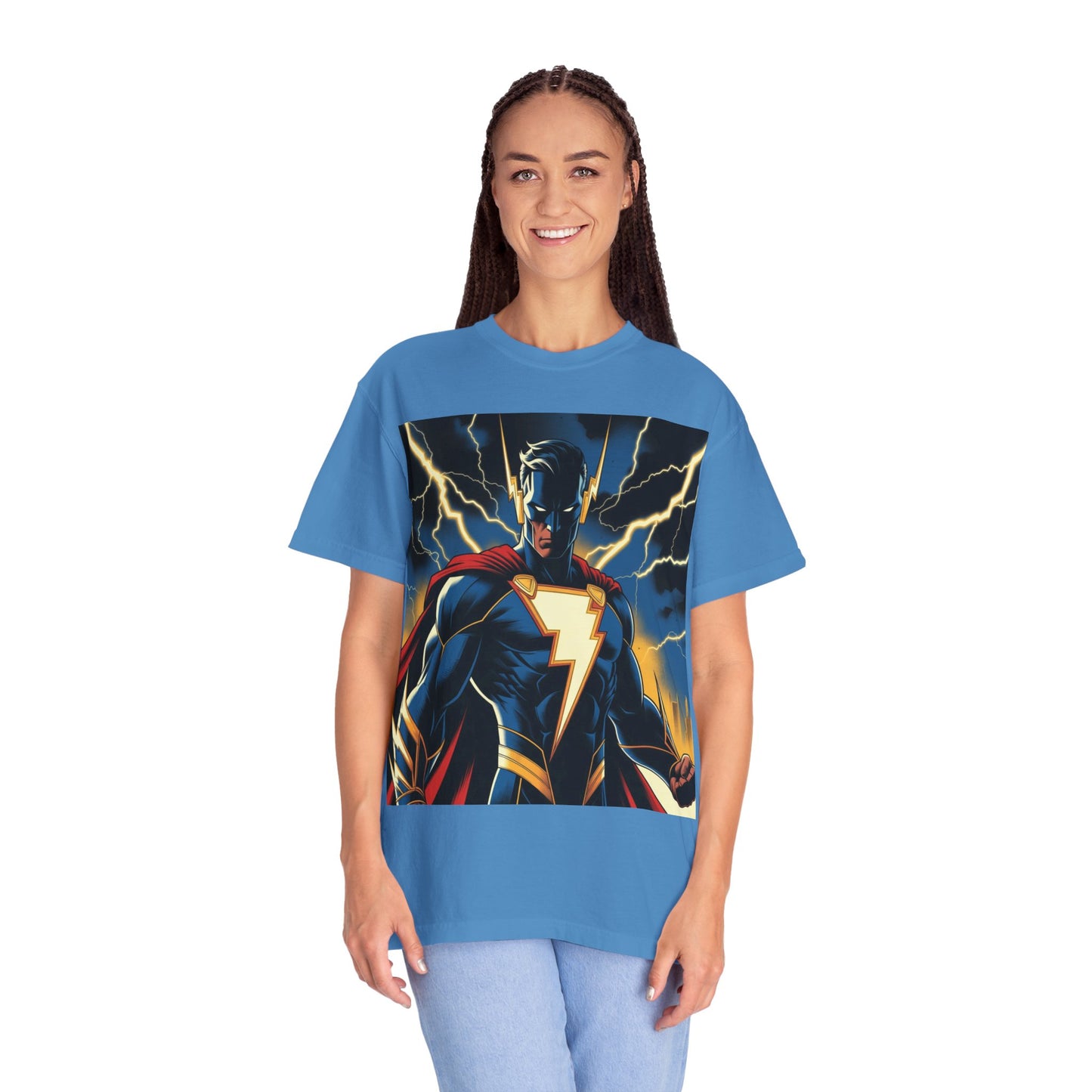 Unisex Superhero Garment-Dyed T-shirt