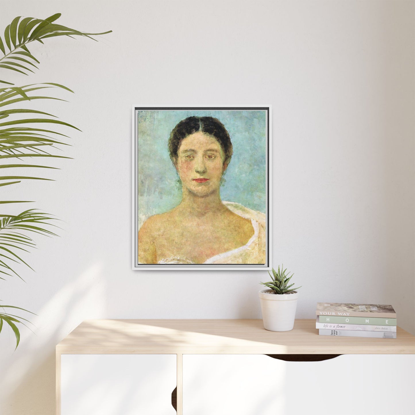 Bianca by Max Klinger Framed Matte Canvas Portrait Print