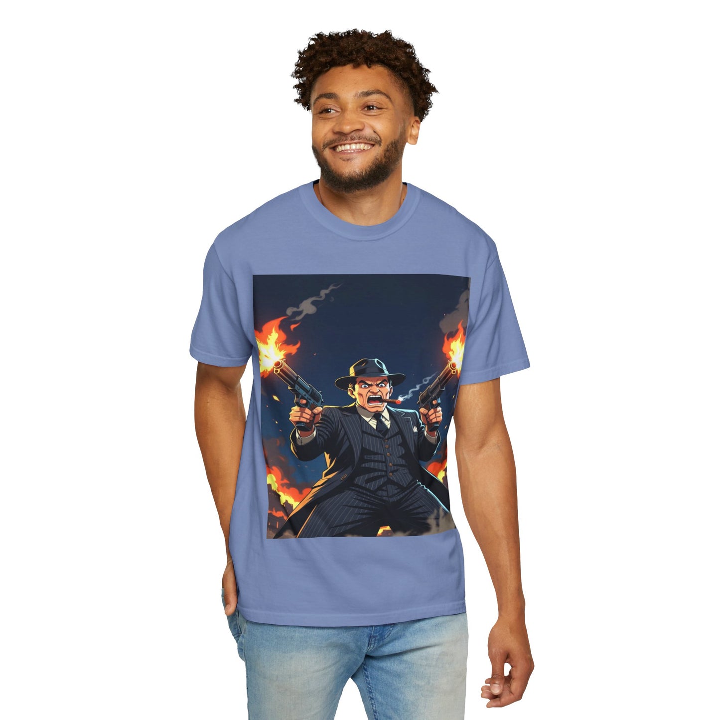 Gangster T‑Shirt — Vintage Outlaw Graphic Tee