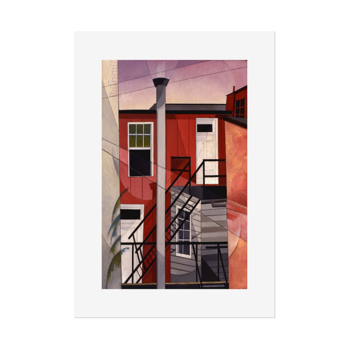Modern Conveniences by Charles Demuth Wall Art Print