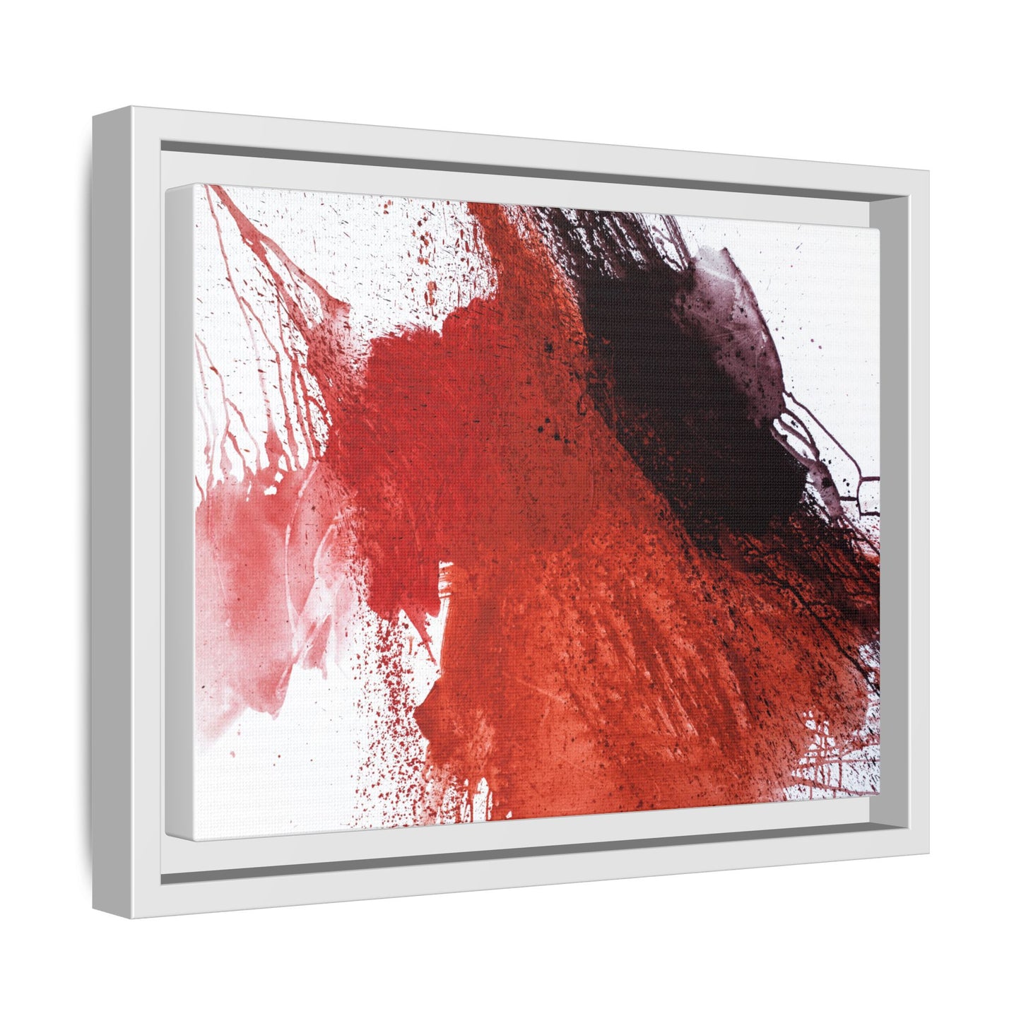 Flame by Natalija Miladinovic Matte Canvas Framed Wall Art