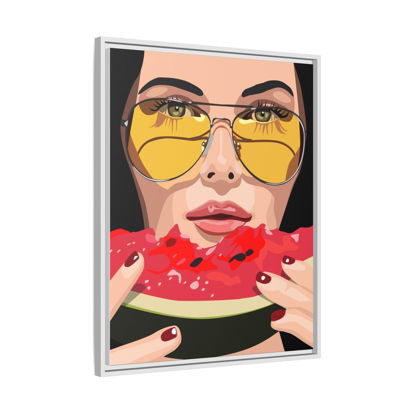 Vivid 81 by Orit Fuchs Framed Matte Canvas Wall Art