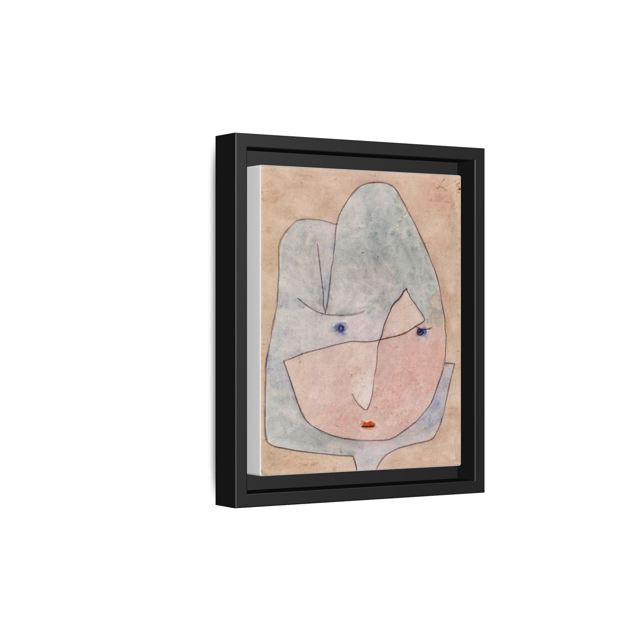 This Bloom is About to Wither by Paul Klee  Framed Matte Canvas Wall Art Print