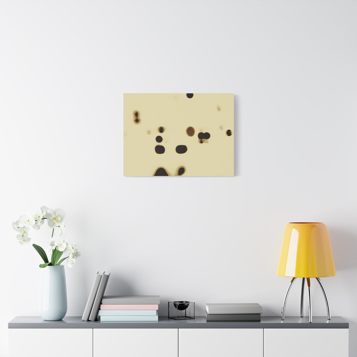 People Communicating by Unknown Abstract Matte Canvas Wall Art Print