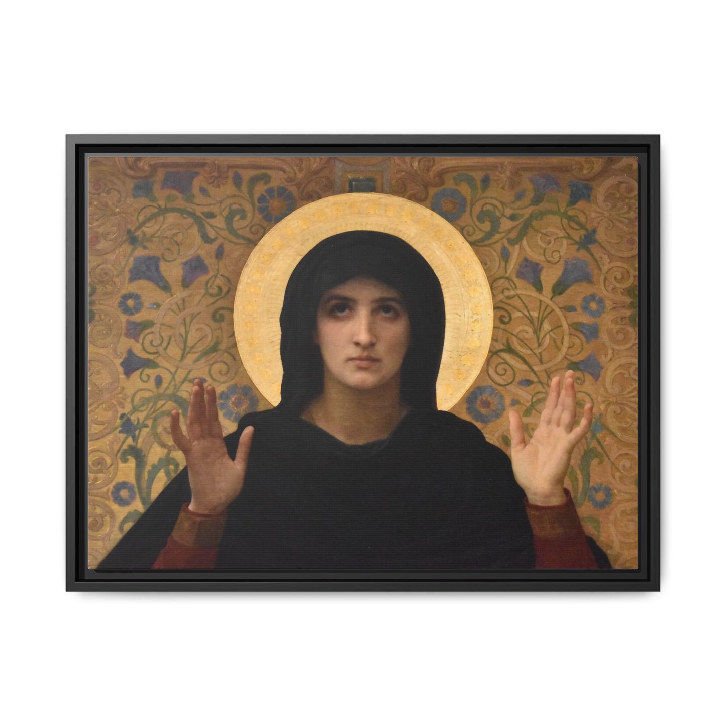 La Vierge consolatrice by William Adolphe Bouguereau Framed Matte Canvas Wall Art