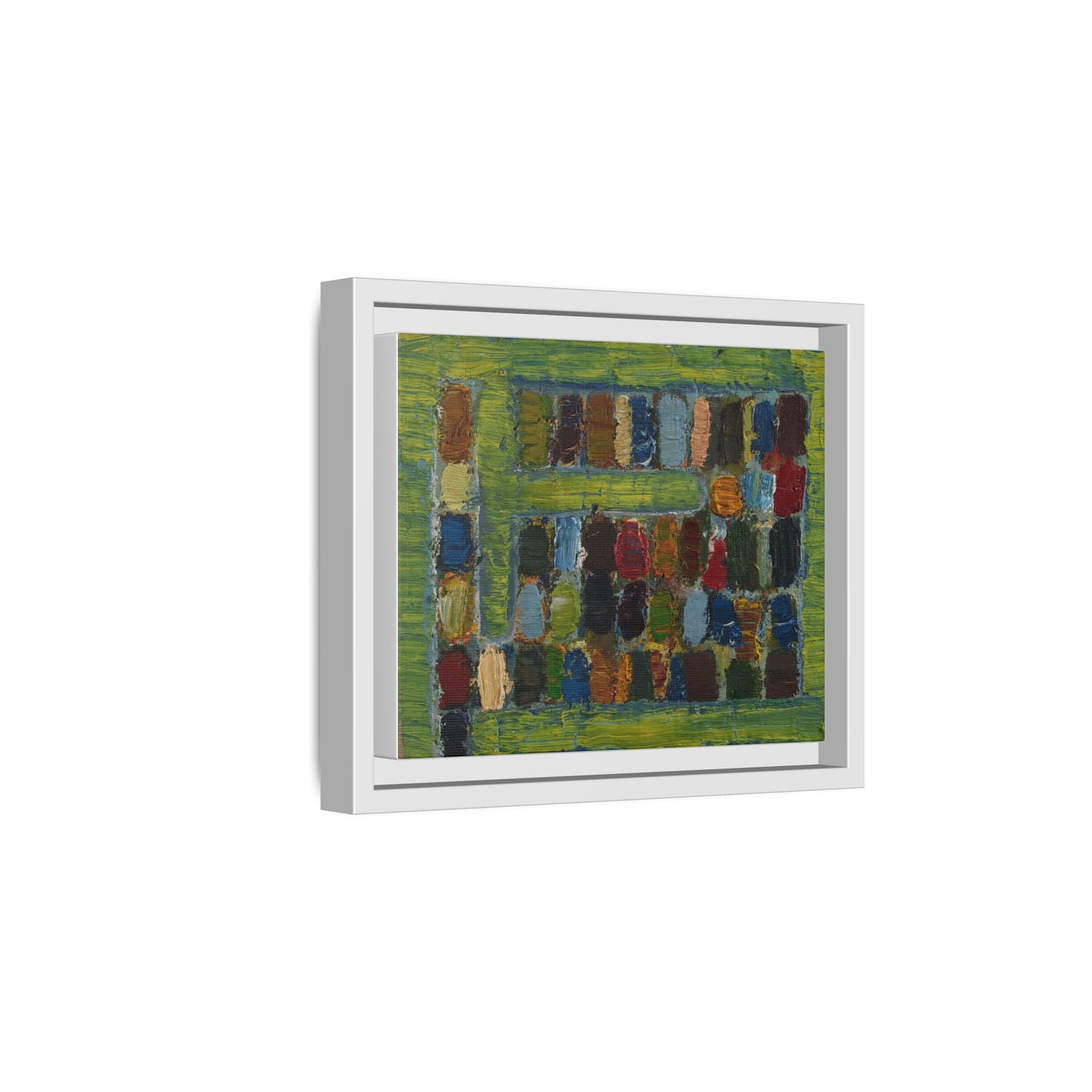 JMC-1970-3 by Jean-Michel Coulon Matte Canvas Framed Wall Art Print