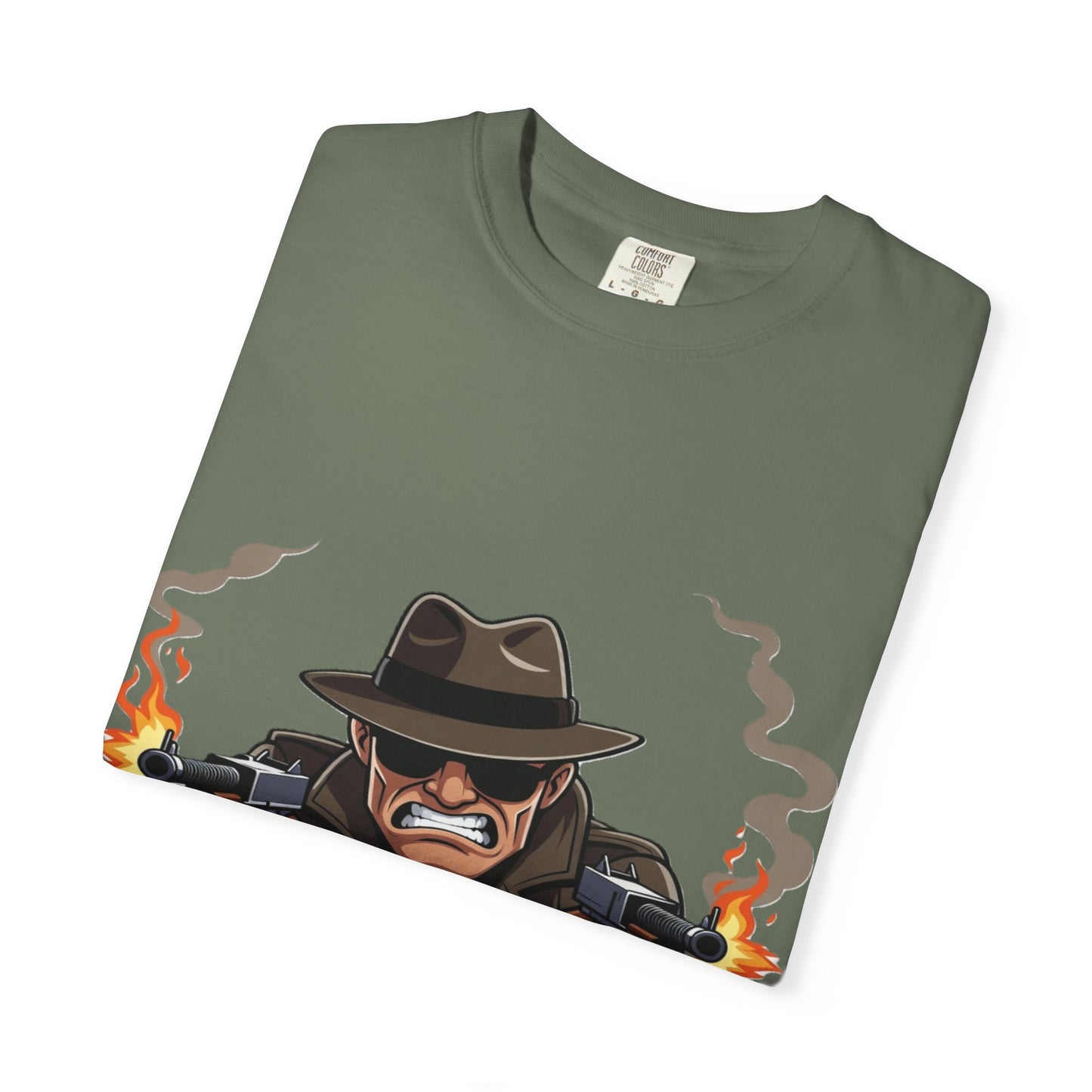 Vintage Gangster Shooter T-Shirt – Retro Mobster Graphic Tee