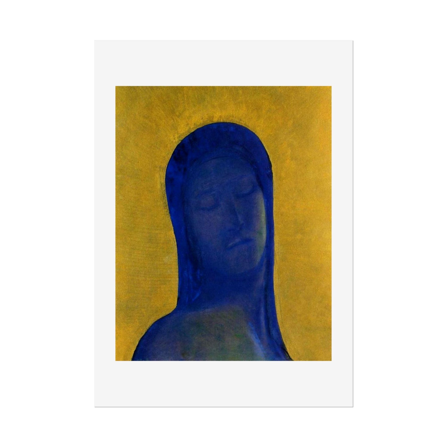 Closed Eyes by Odilon Redon Wall Art Print
