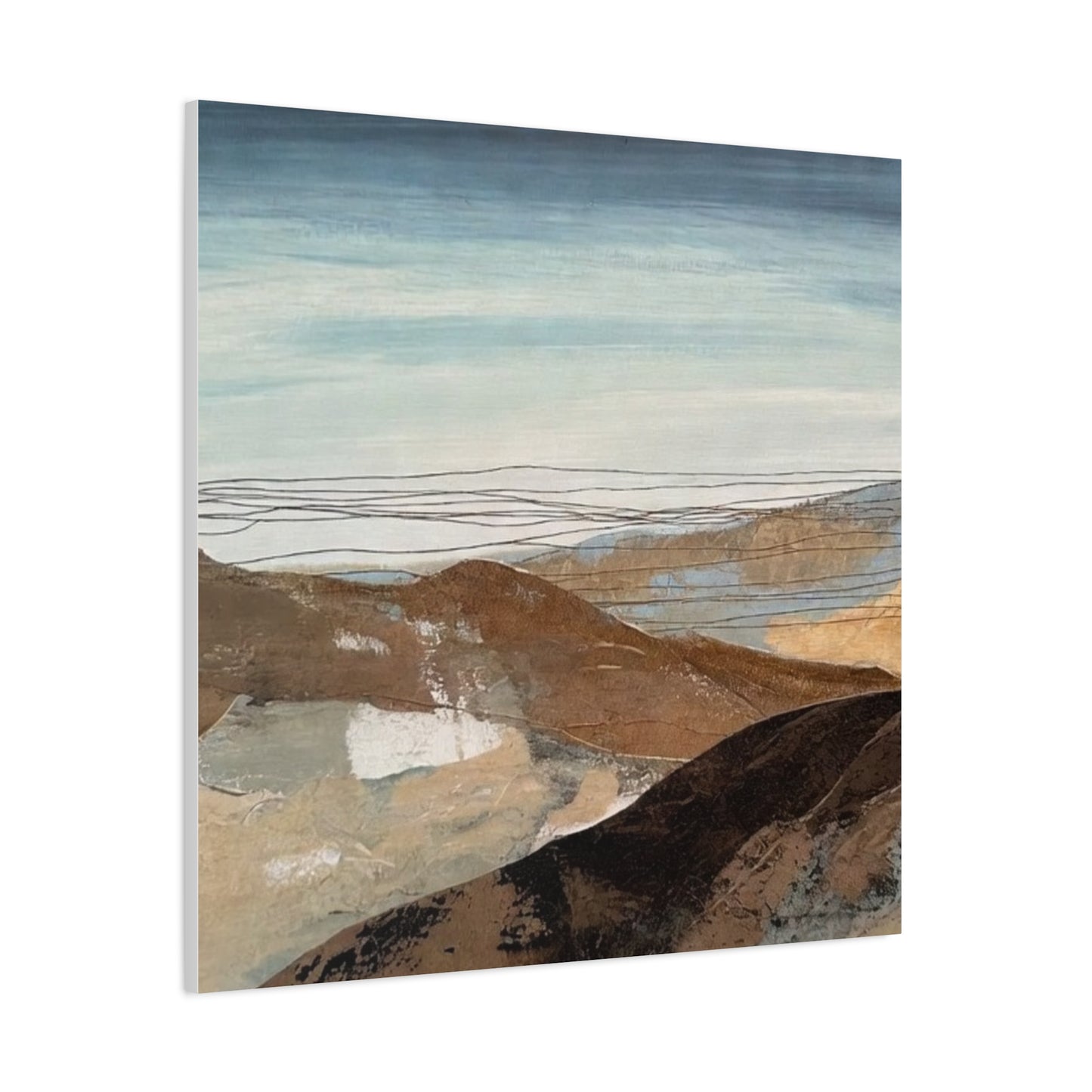 Abstract Landscape Matte Canvas Wall Art — Stretched 1.25"