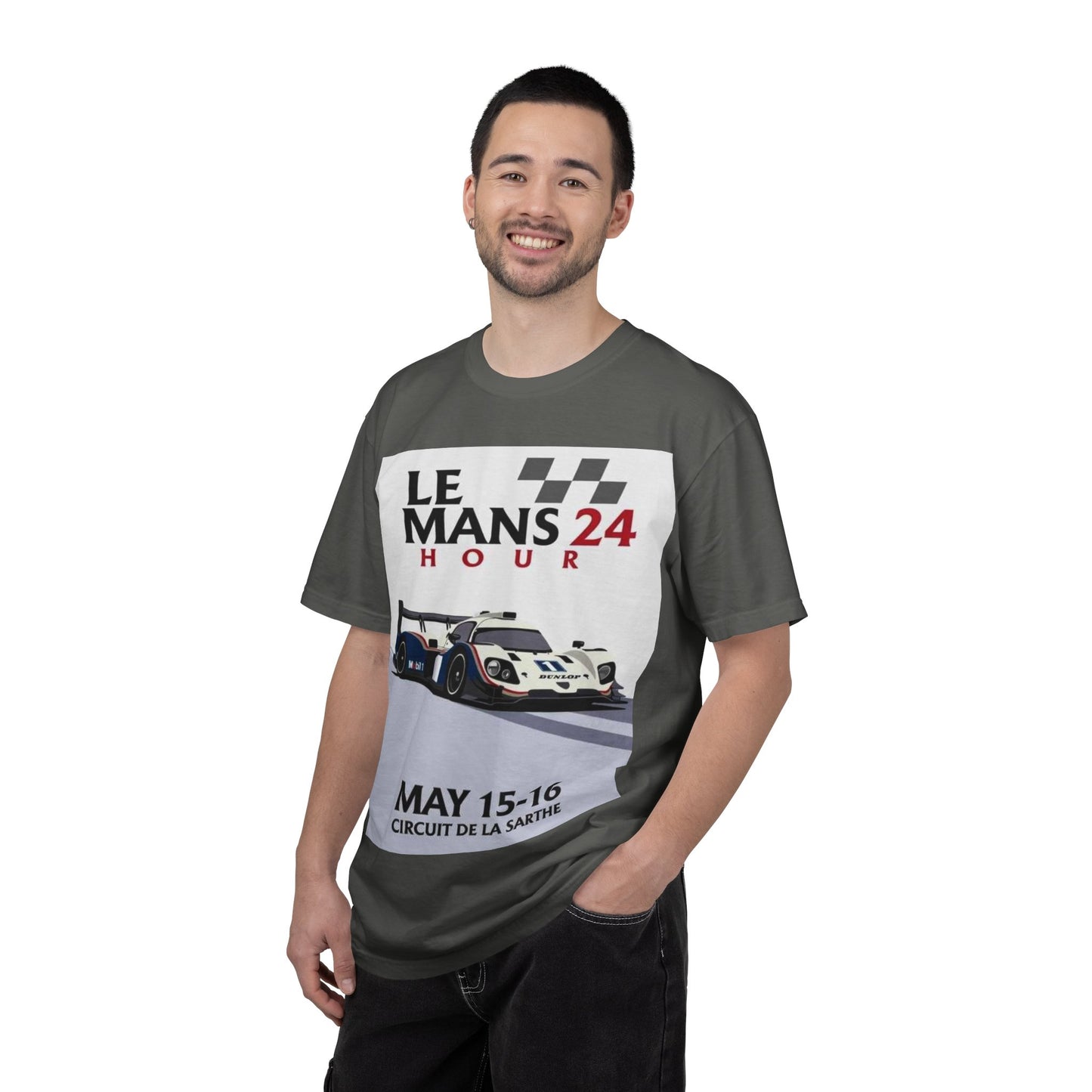 Le Mans 24 Hour Racing Poster T-Shirt — May 15-16 Circuit de la Sarthe
