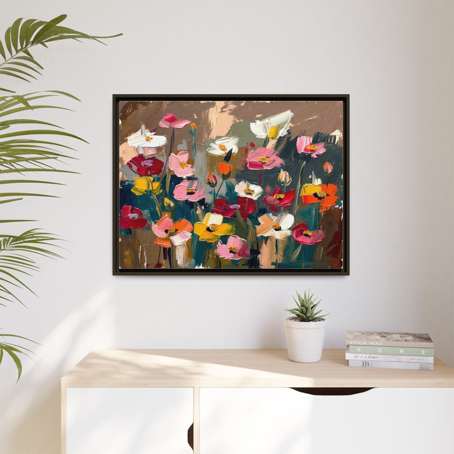 Matte Canvas, Framed (Multi-color)